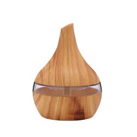 Wood grain tip humidifier air purifier (Option: Shallow wood grain)