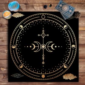 Tarot Tablecloth Board Game Decorative Cloth Have Your Power Mandala Moon Phase Floral Butterfly Tablecloth (Option: JP144-49x 49cm)